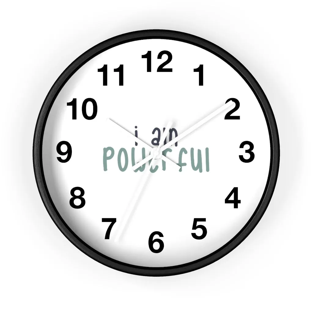 IAC HoIAC  Home & Livings-Home Decor  /Wall clock /I am powerful black with green