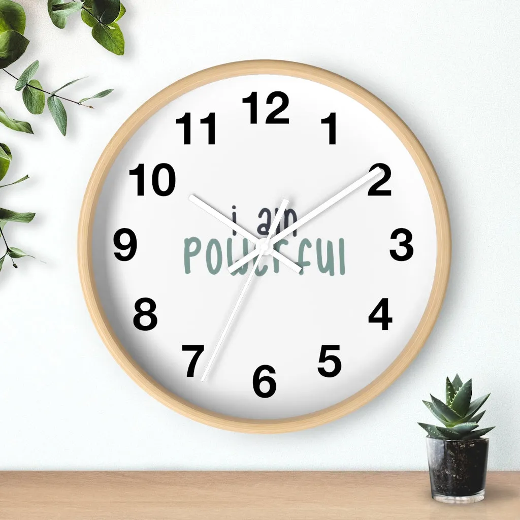 IAC HoIAC  Home & Livings-Home Decor  /Wall clock /I am powerful black with green