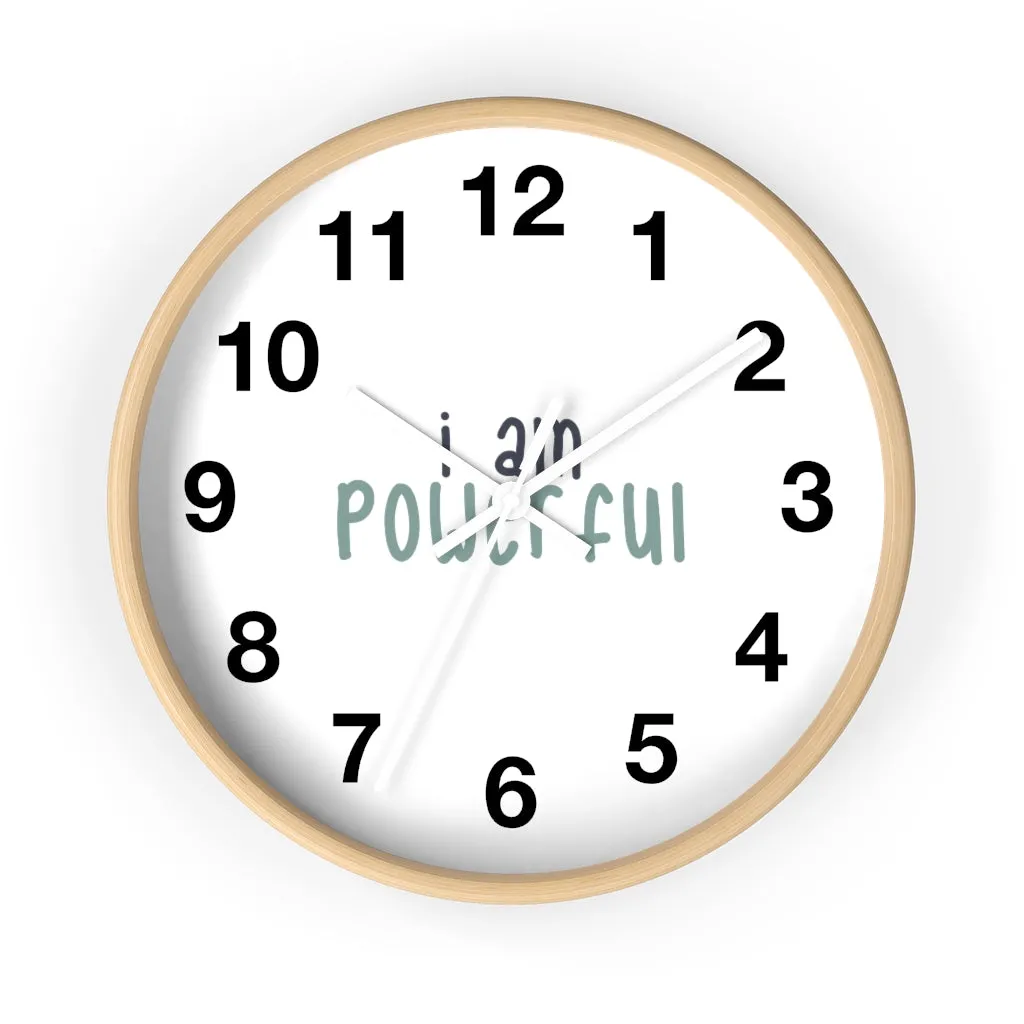 IAC HoIAC  Home & Livings-Home Decor  /Wall clock /I am powerful black with green