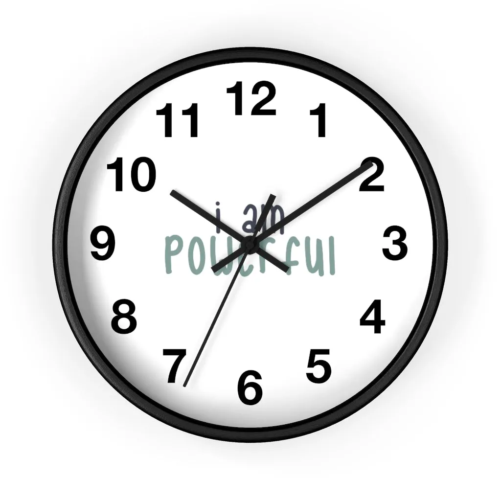 IAC HoIAC  Home & Livings-Home Decor  /Wall clock /I am powerful black with green