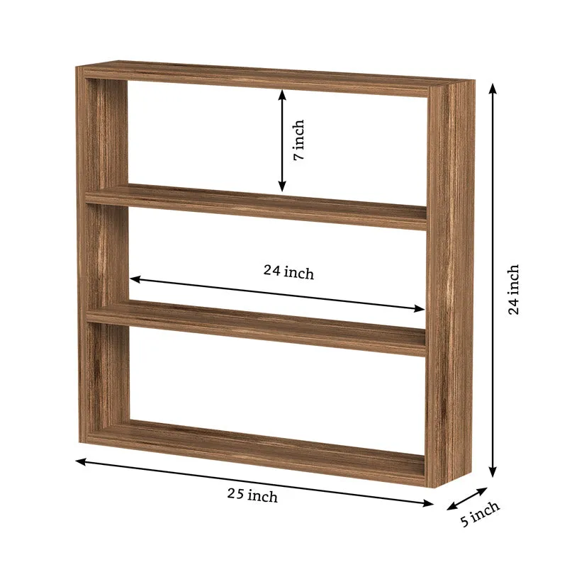 Iona Wall Shelf - Light Brown