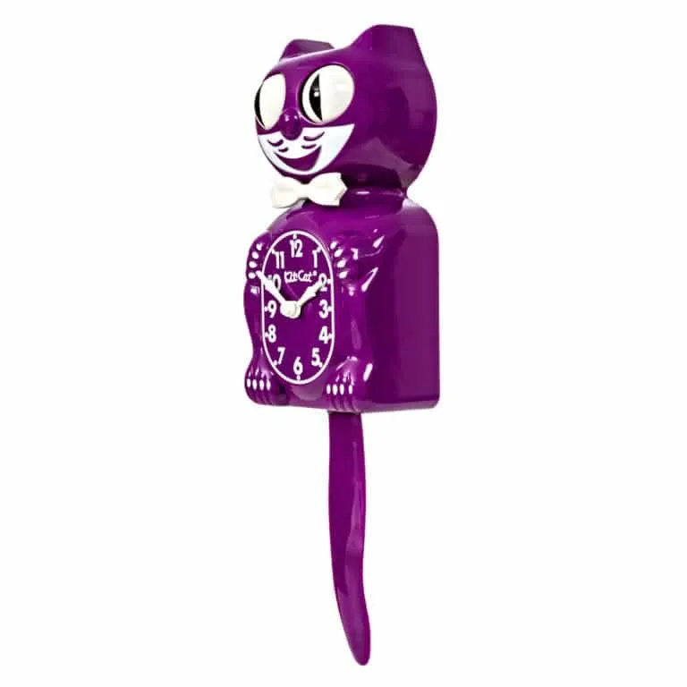 Kit-Cat Klock Boysenberry Kit-Cat (15.5″ high)