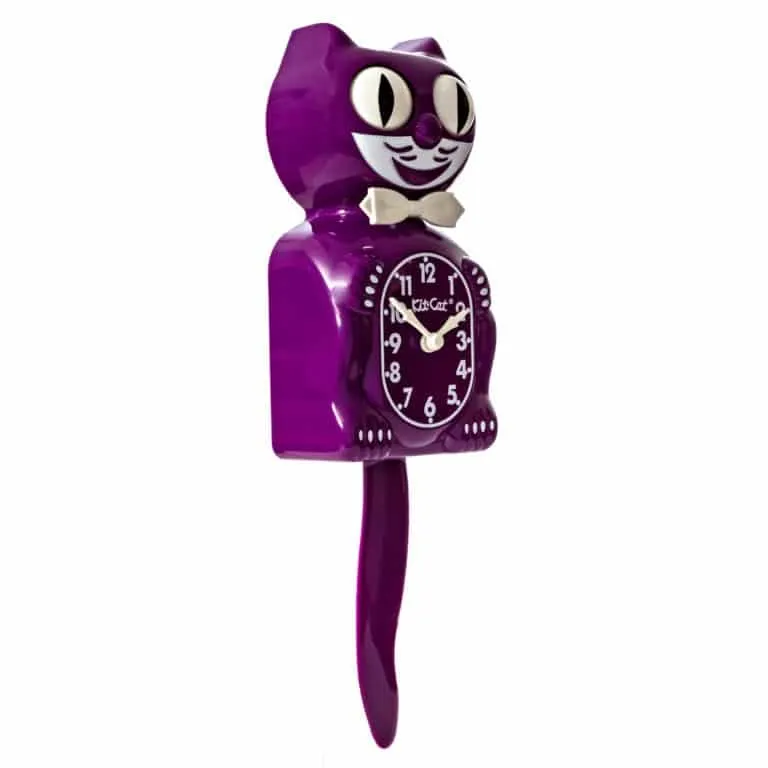 Kit-Cat Klock Boysenberry Kit-Cat (15.5″ high)