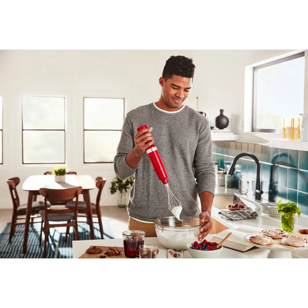 KITCHENAID CORDLESS HAND BLENDER - EMPIRE RED