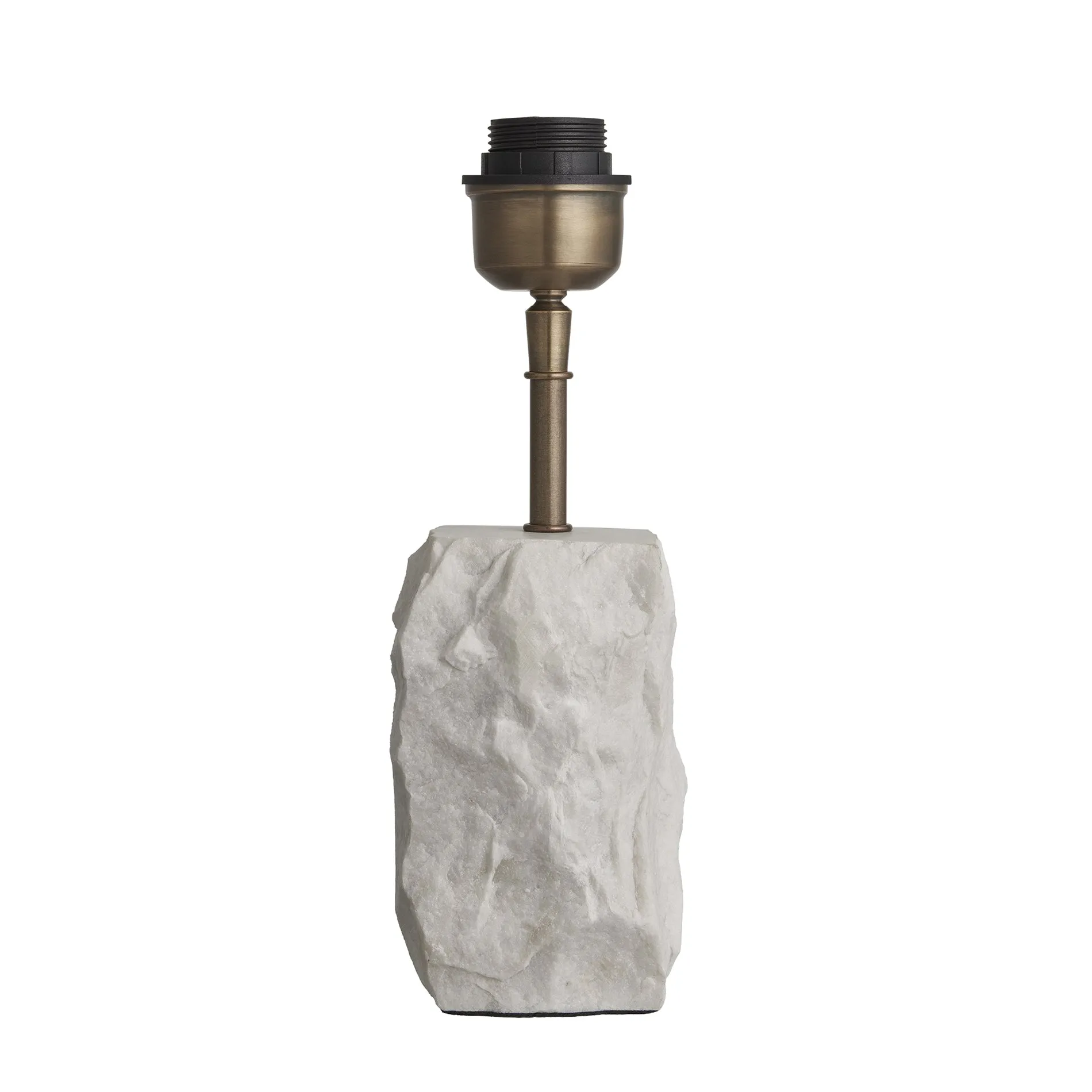 Marble Small Ridge Table Lamp - White - Base Only