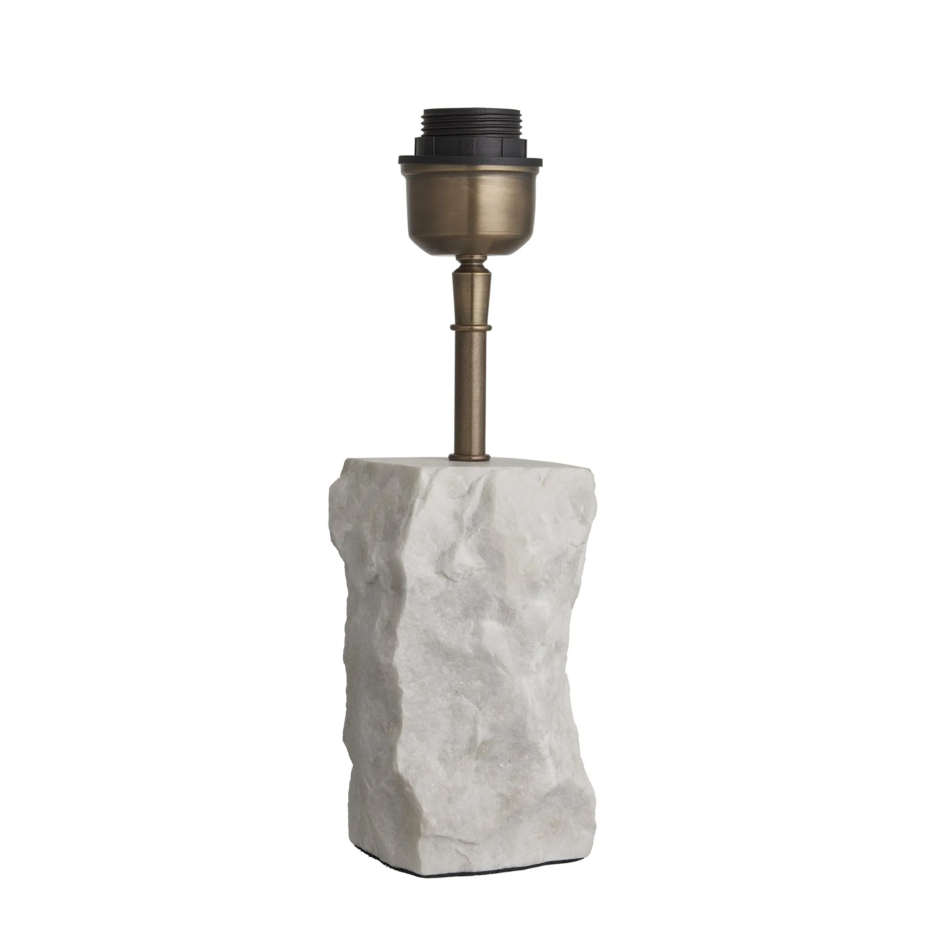 Marble Small Ridge Table Lamp - White - Base Only