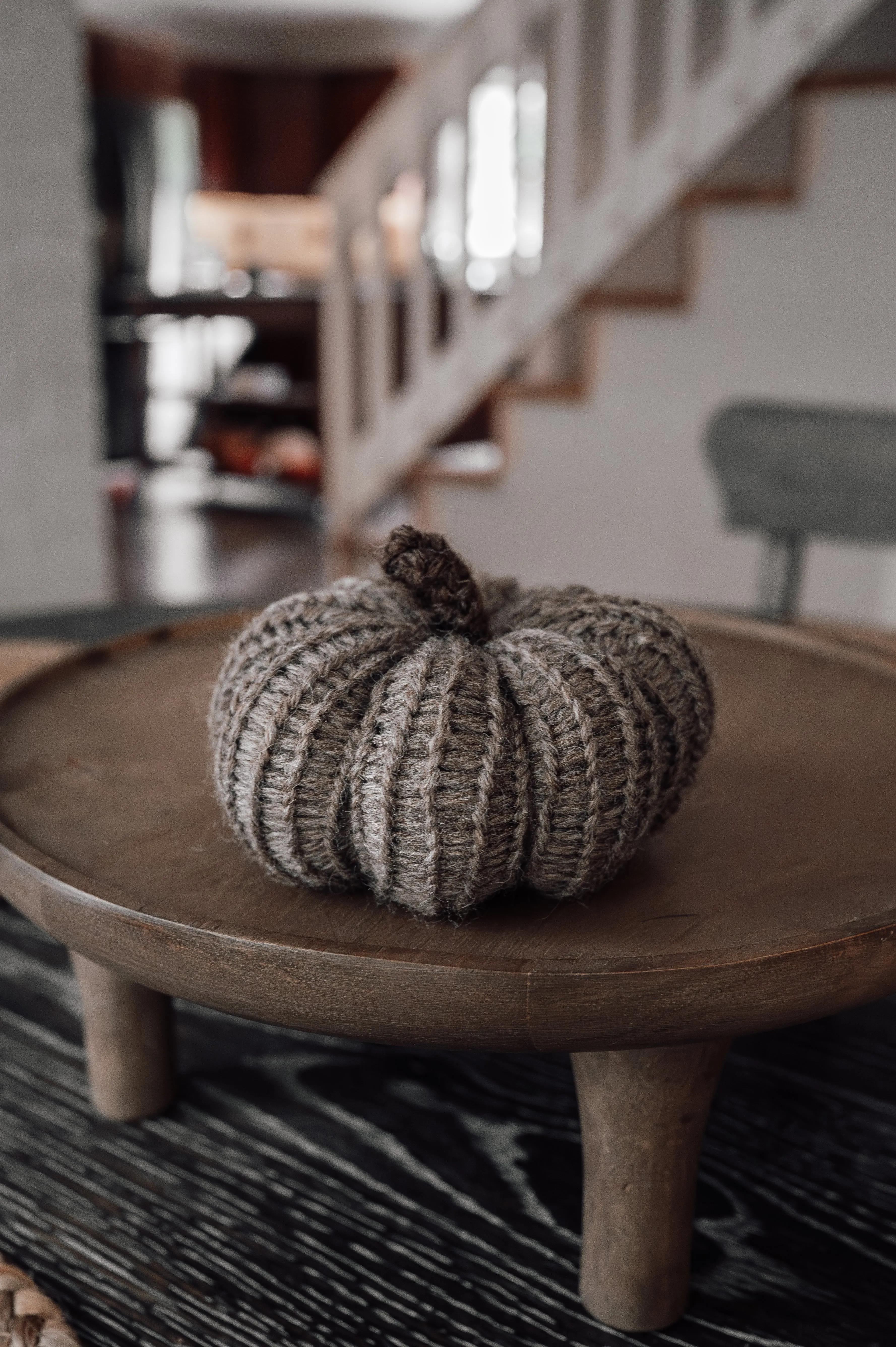 Mini Knit Pumpkins