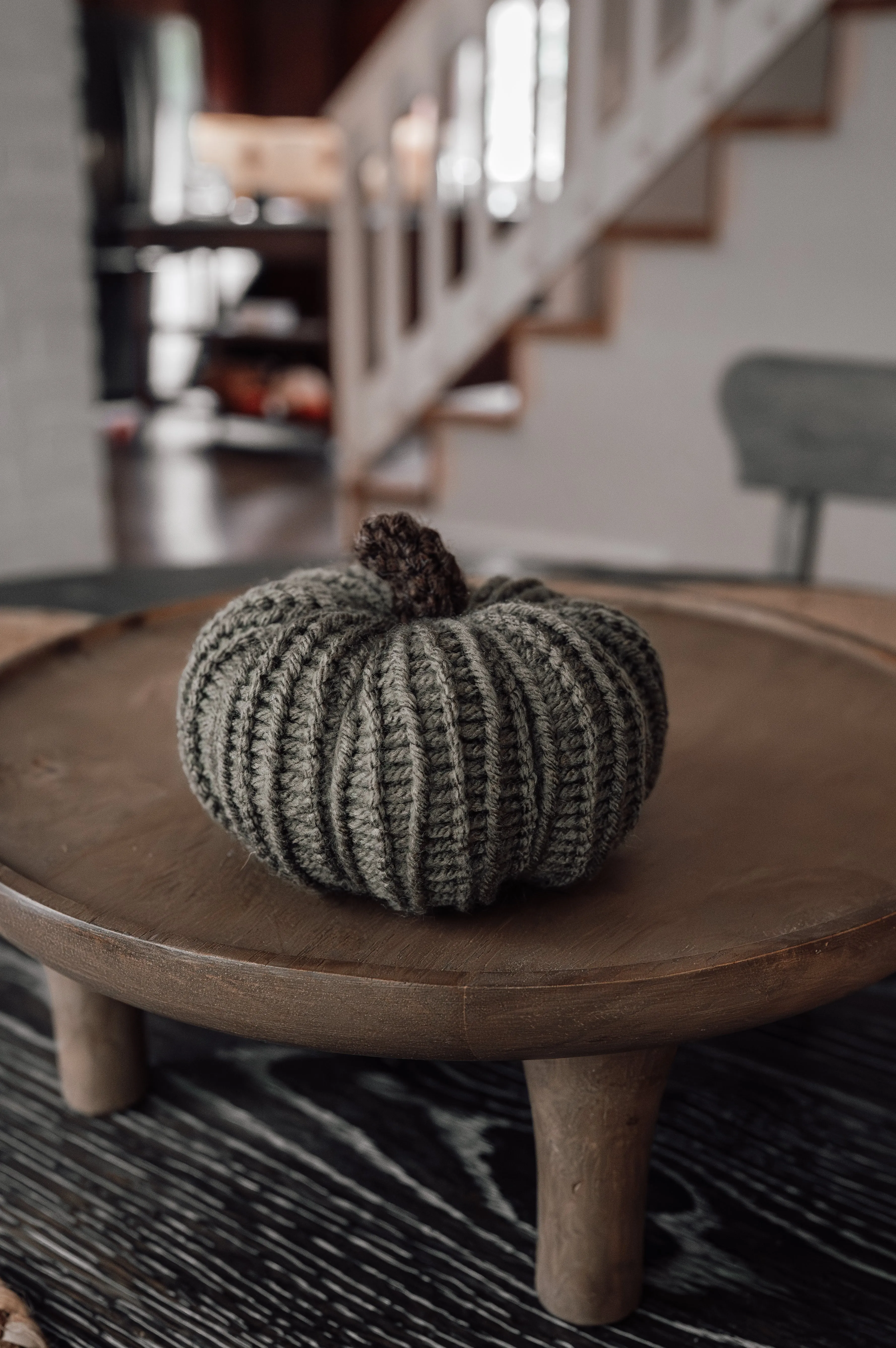 Mini Knit Pumpkins