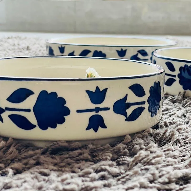 Natana Floral Serving Bowl - Set Of Three