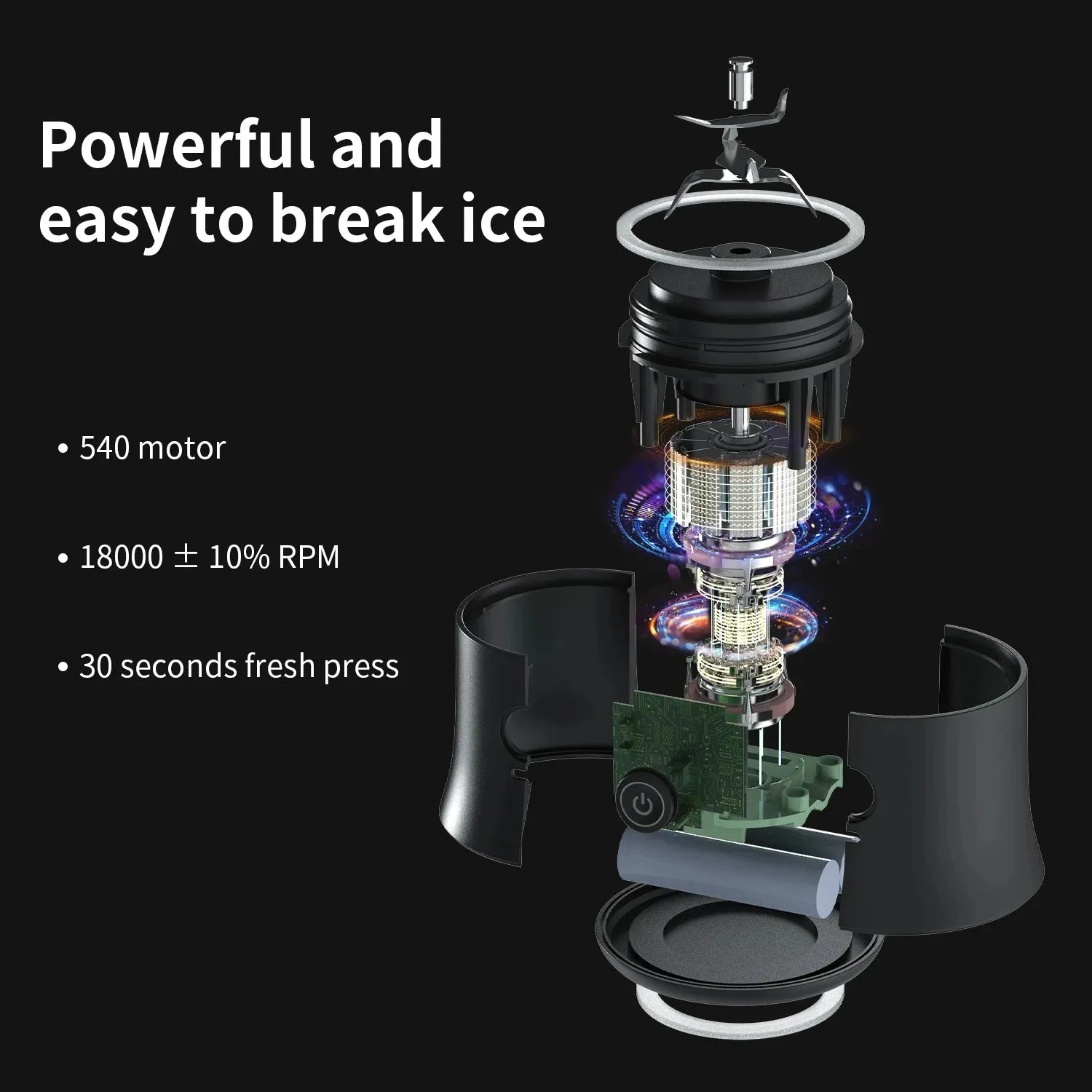 New Portable Blender 600ML Electric Juicer