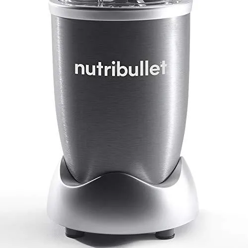 NutriBullet NBR-1201 12-Piece High-Speed Blender/Mixer System, Gray (600 Watts)