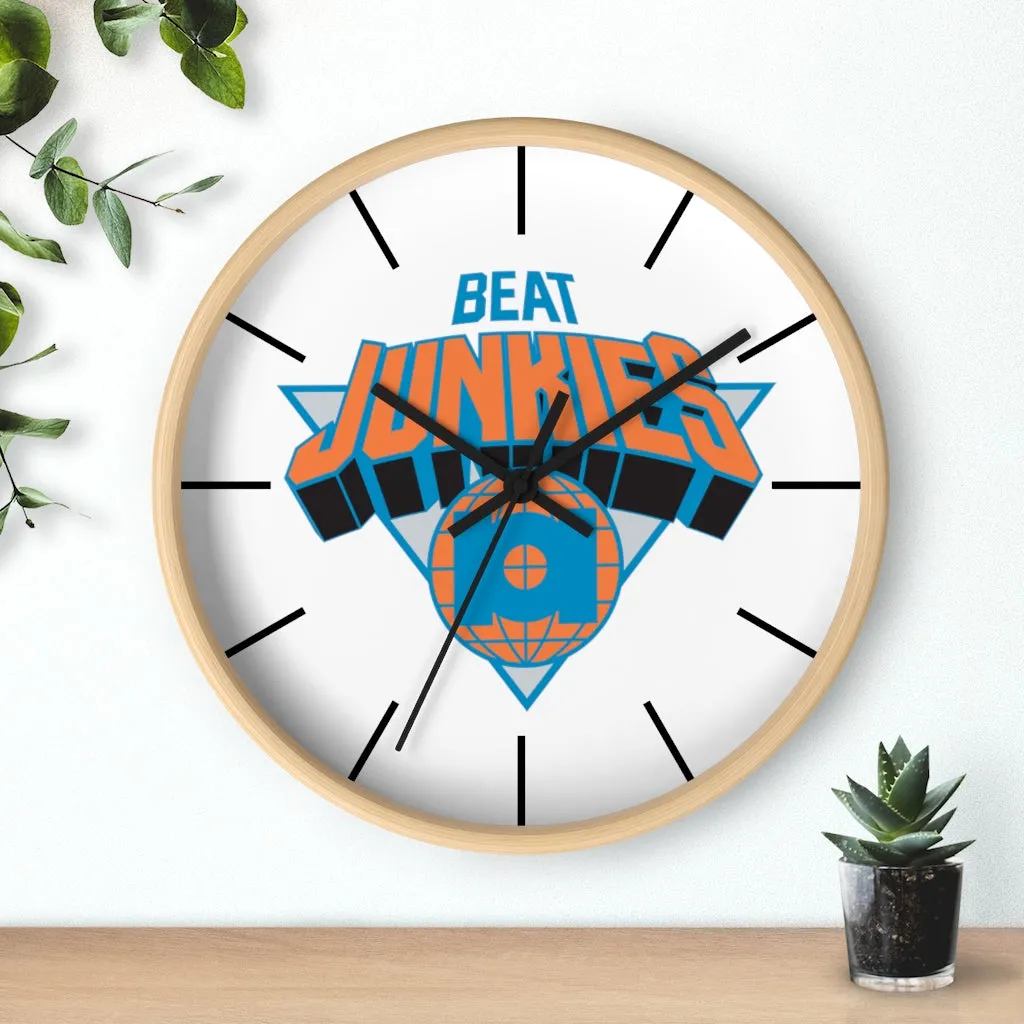 NY Junkies Wall clock