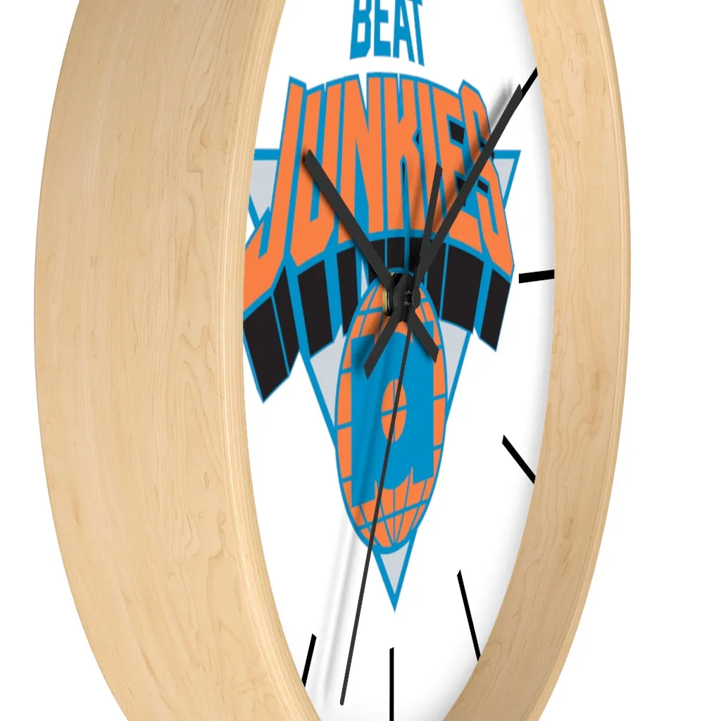 NY Junkies Wall clock