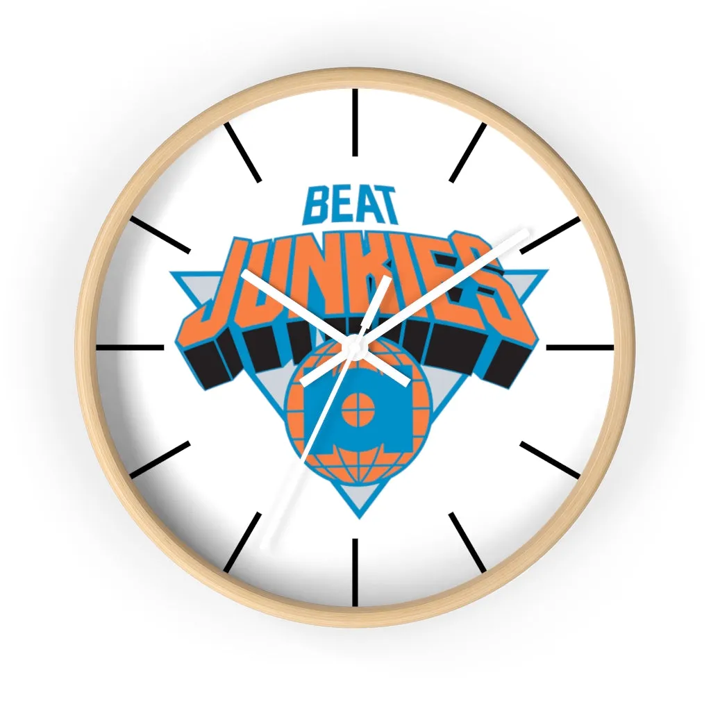 NY Junkies Wall clock