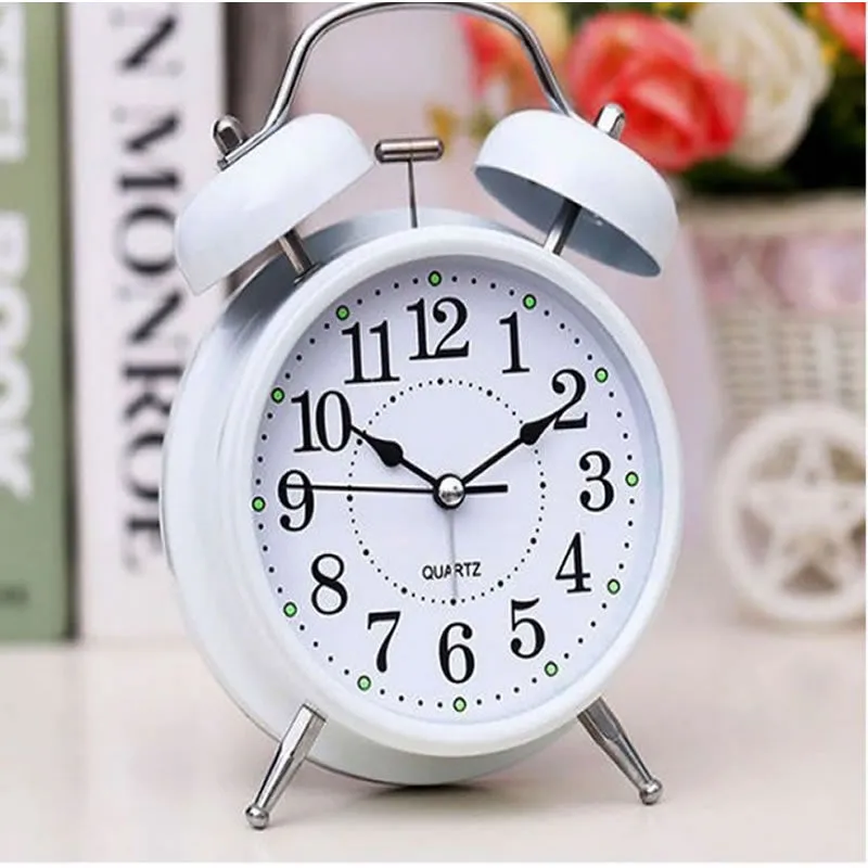 Portable Metal Battery Powered Analogue Alarm Clock Pj-1150 Pj-1150