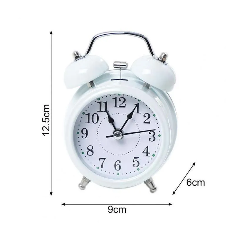 Portable Metal Battery Powered Analogue Alarm Clock Pj-1150 Pj-1150