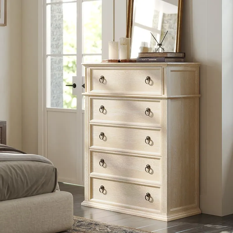 Rufina Traditional Functional 5 Drawer Dresser