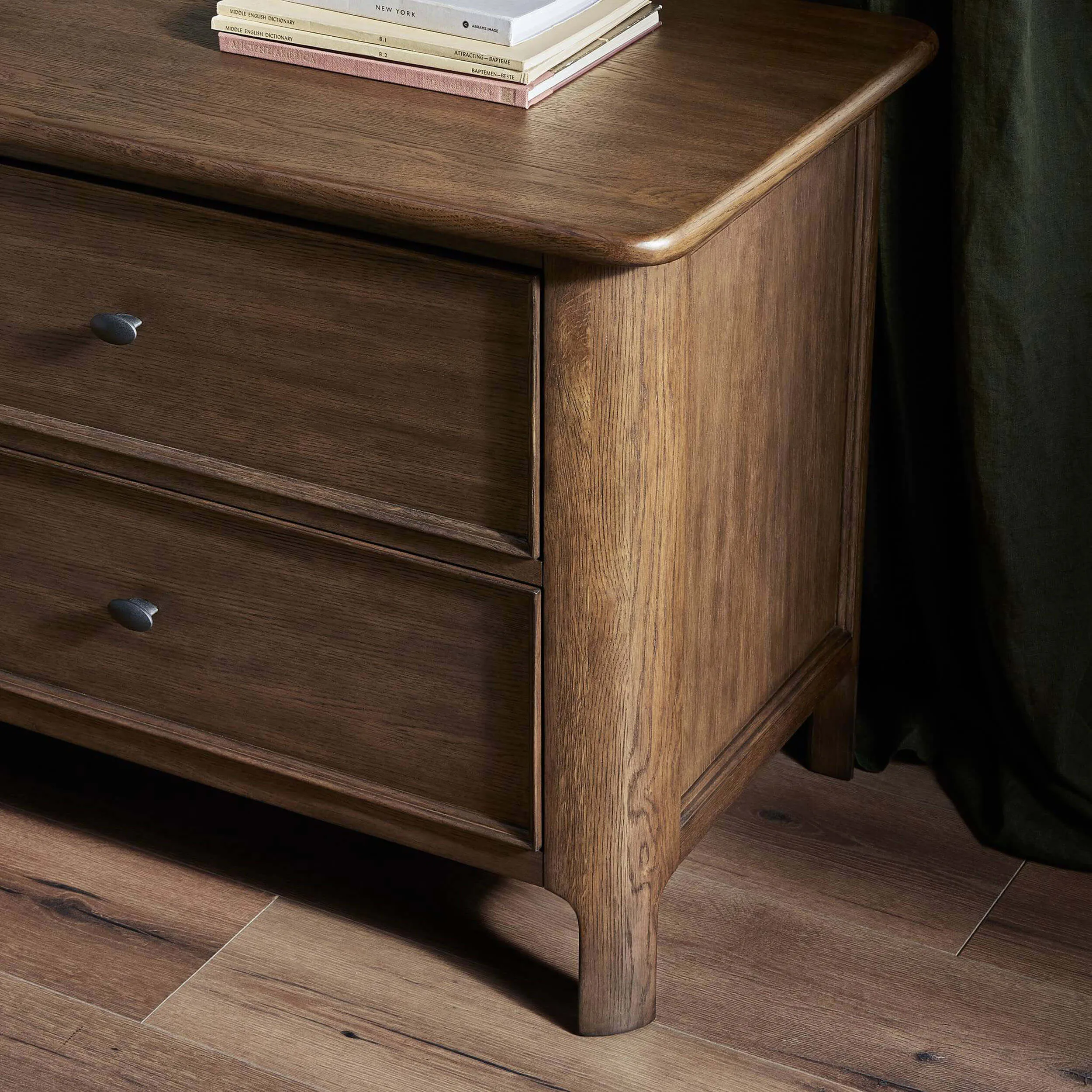 Russ Nightstand, Aged Oak