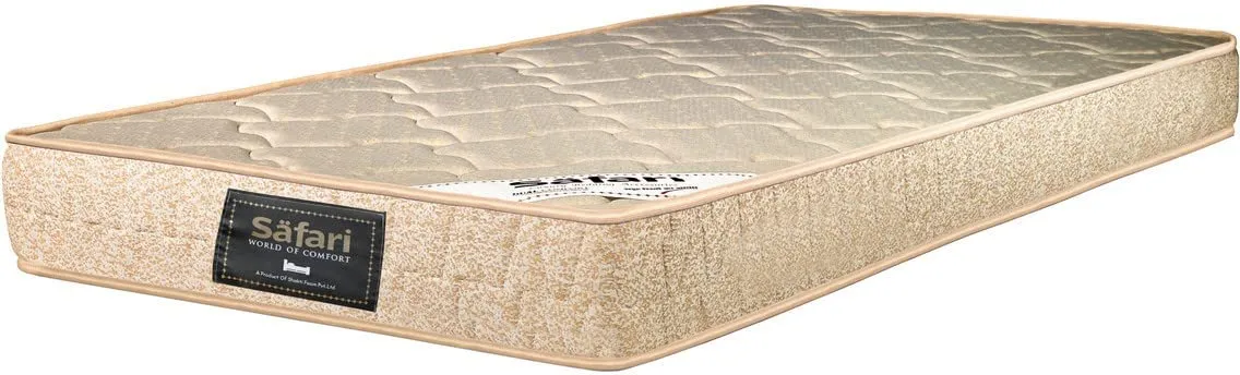 Safari | 5 Years Warranty | Bonded   PU Queen Size Bed Mattress, Comfort 5 inch Thickness (75x66x5)