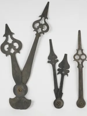 Salvaged set of 19th century clock hands 38½"