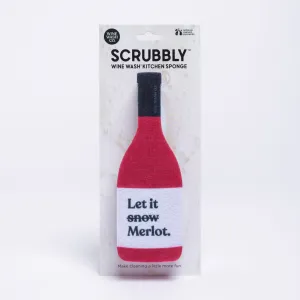 Scrubbly™ Sponge - Let it Merlot