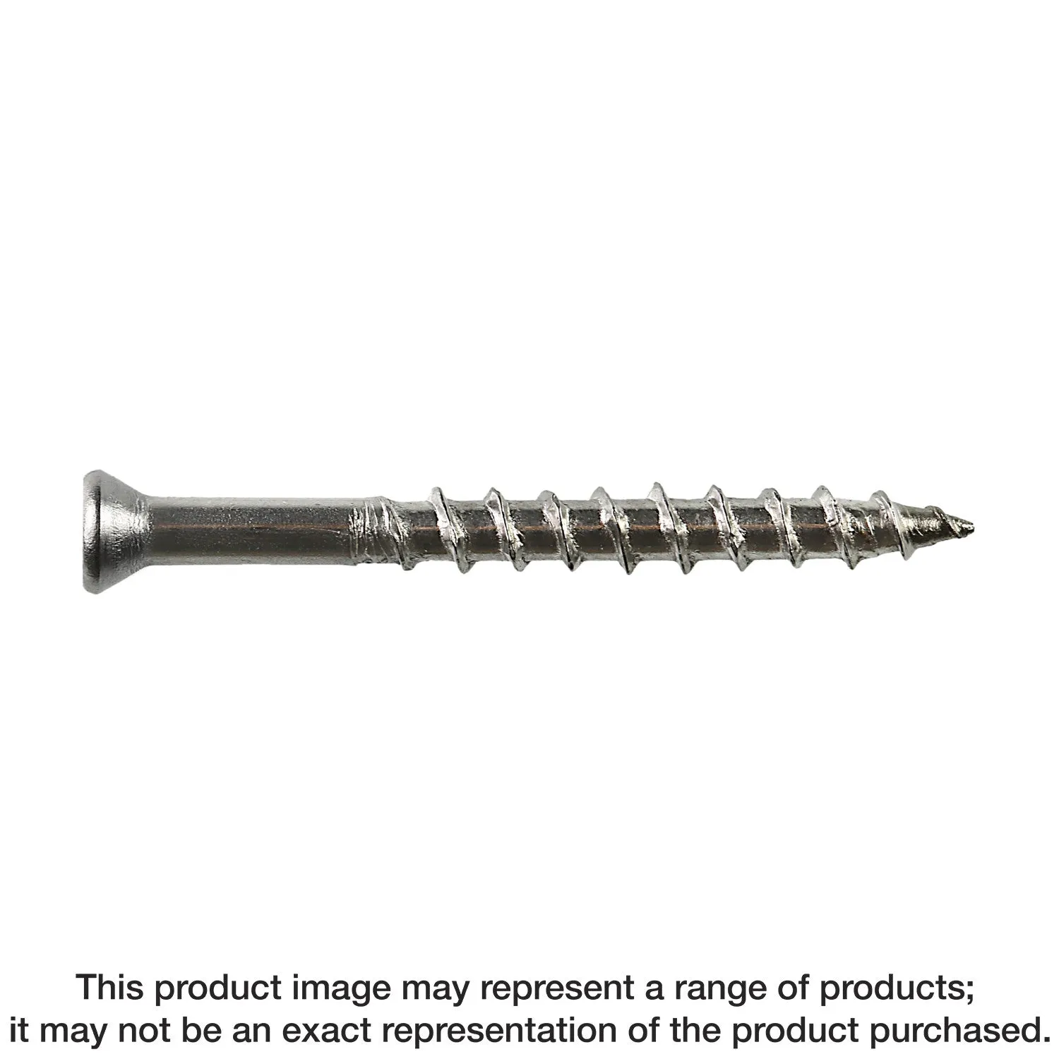 Simpson T10200WP1 Deck-Drive DWP WOOD SS Screw — #10 x 2 in. T-25, Flat Head, Type 316 (1 lb.)