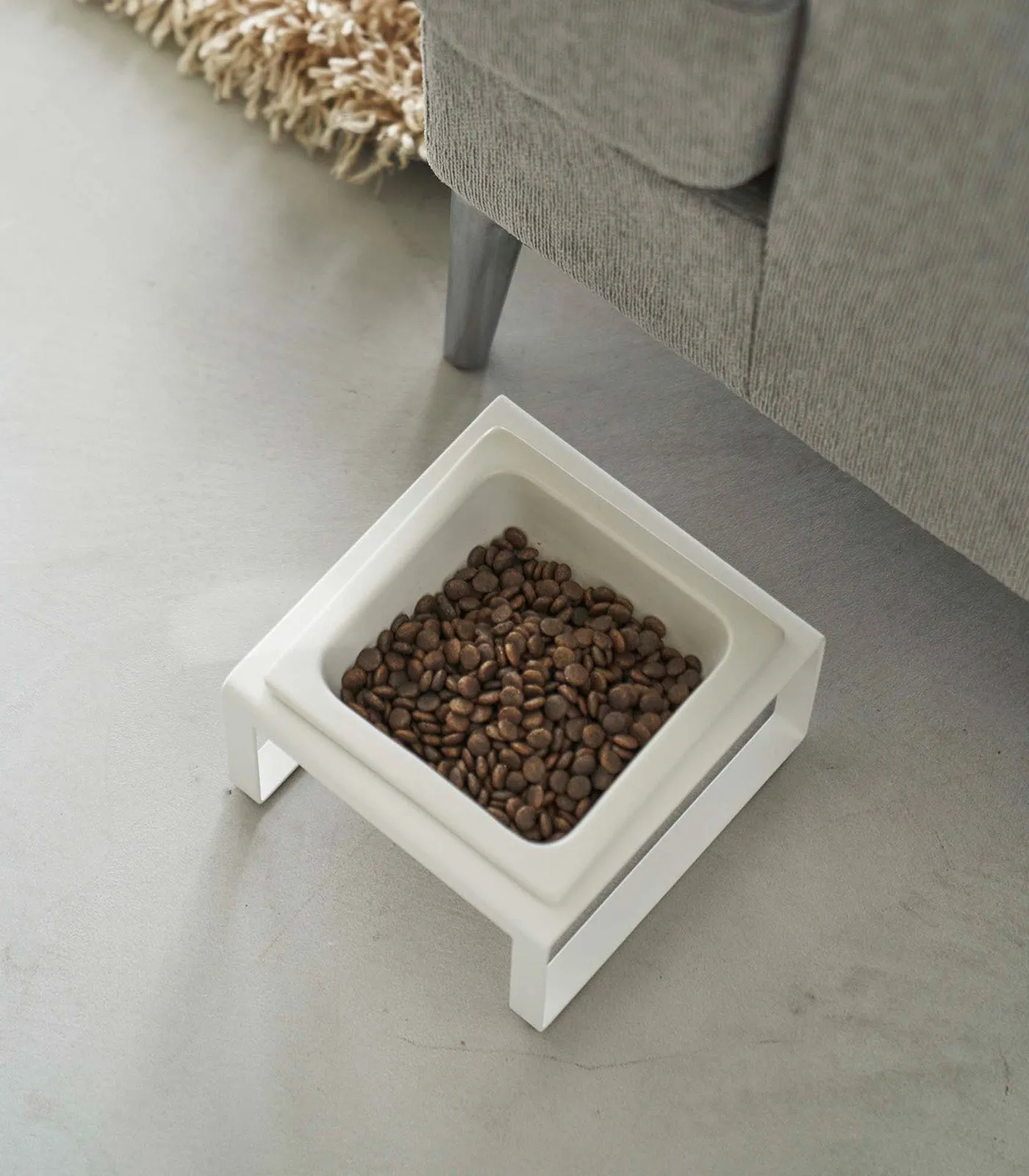 Single Pet Food Bowl - Two Styles - Steel   Ceramic