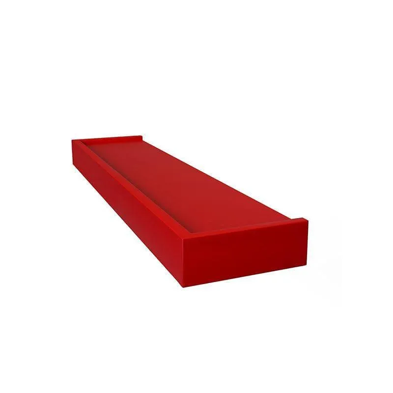 Skyline Shelving Wall Shelf - Red - Set Of Four