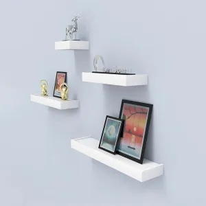 Skyline Shelving Wall Shelf - White - Set Of Four