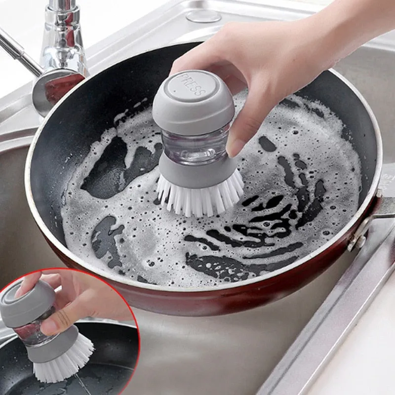 Soap Dispensing Dish Brush