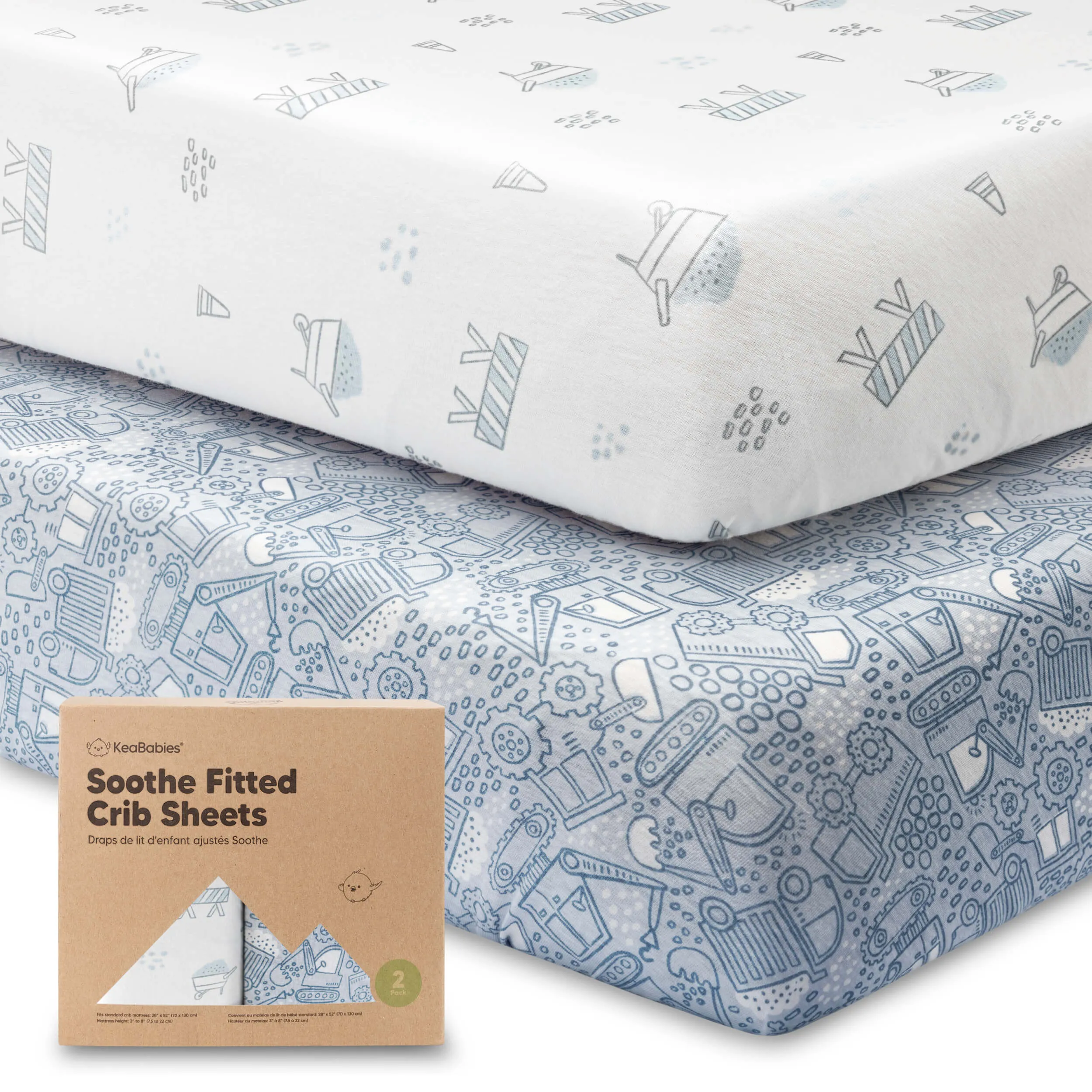 Soothe Fitted Crib Sheet