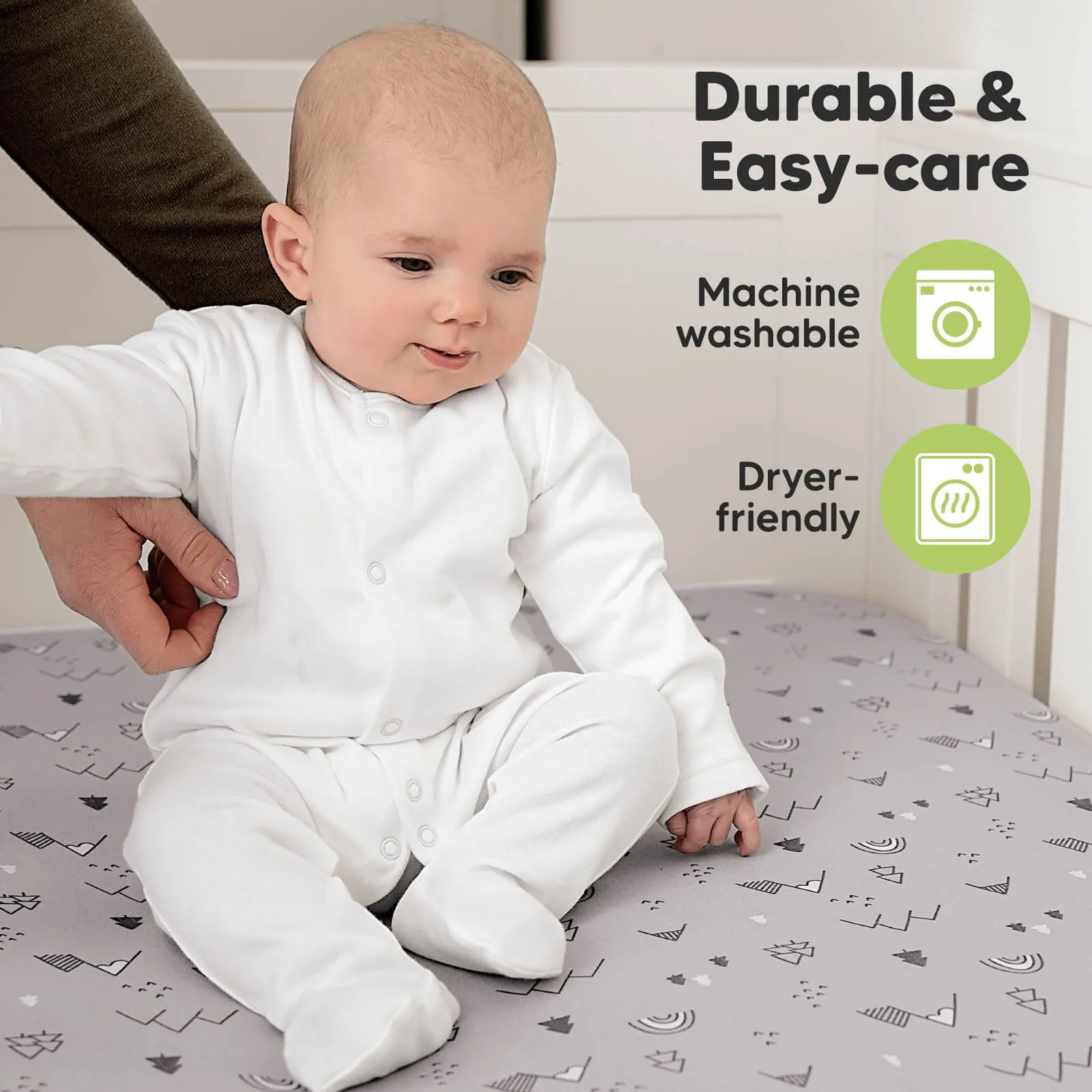 Soothe Fitted Crib Sheet