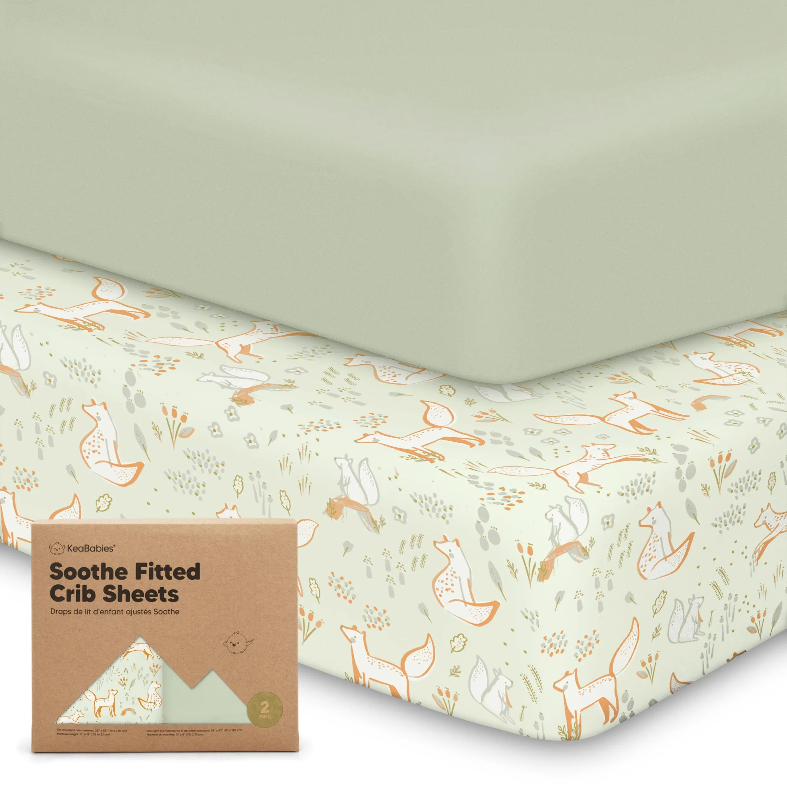 Soothe Fitted Crib Sheet