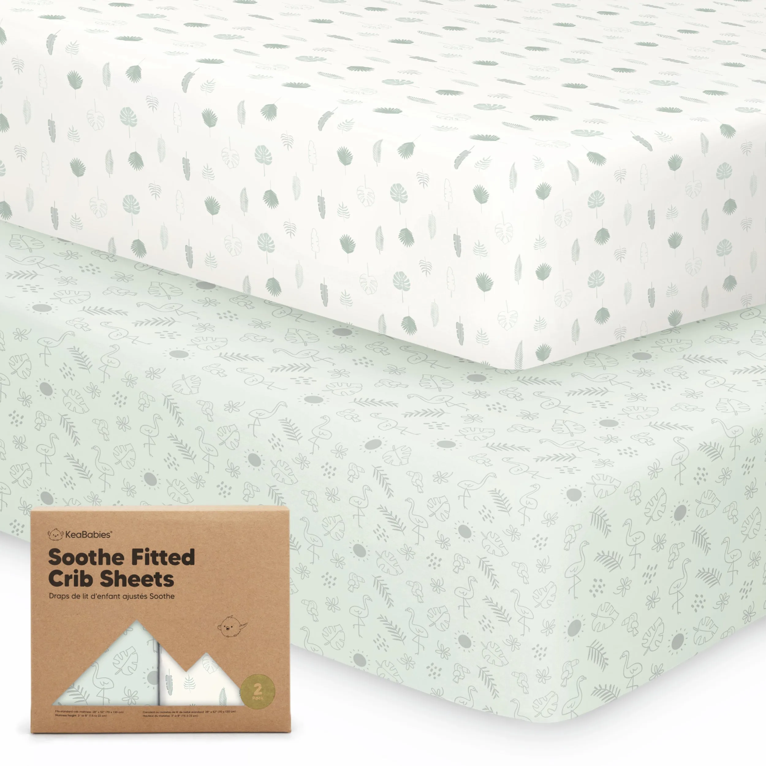 Soothe Fitted Crib Sheet