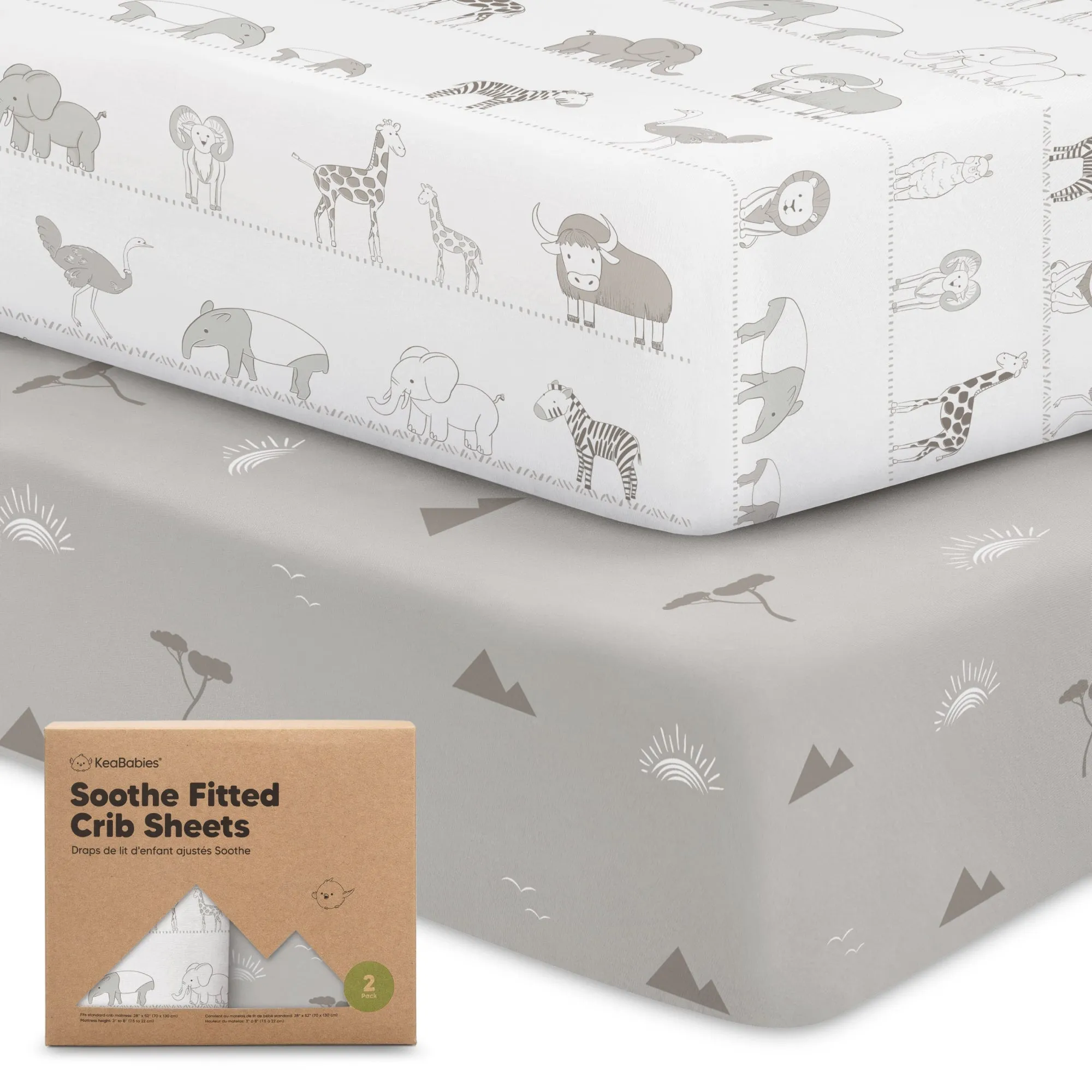 Soothe Fitted Crib Sheet