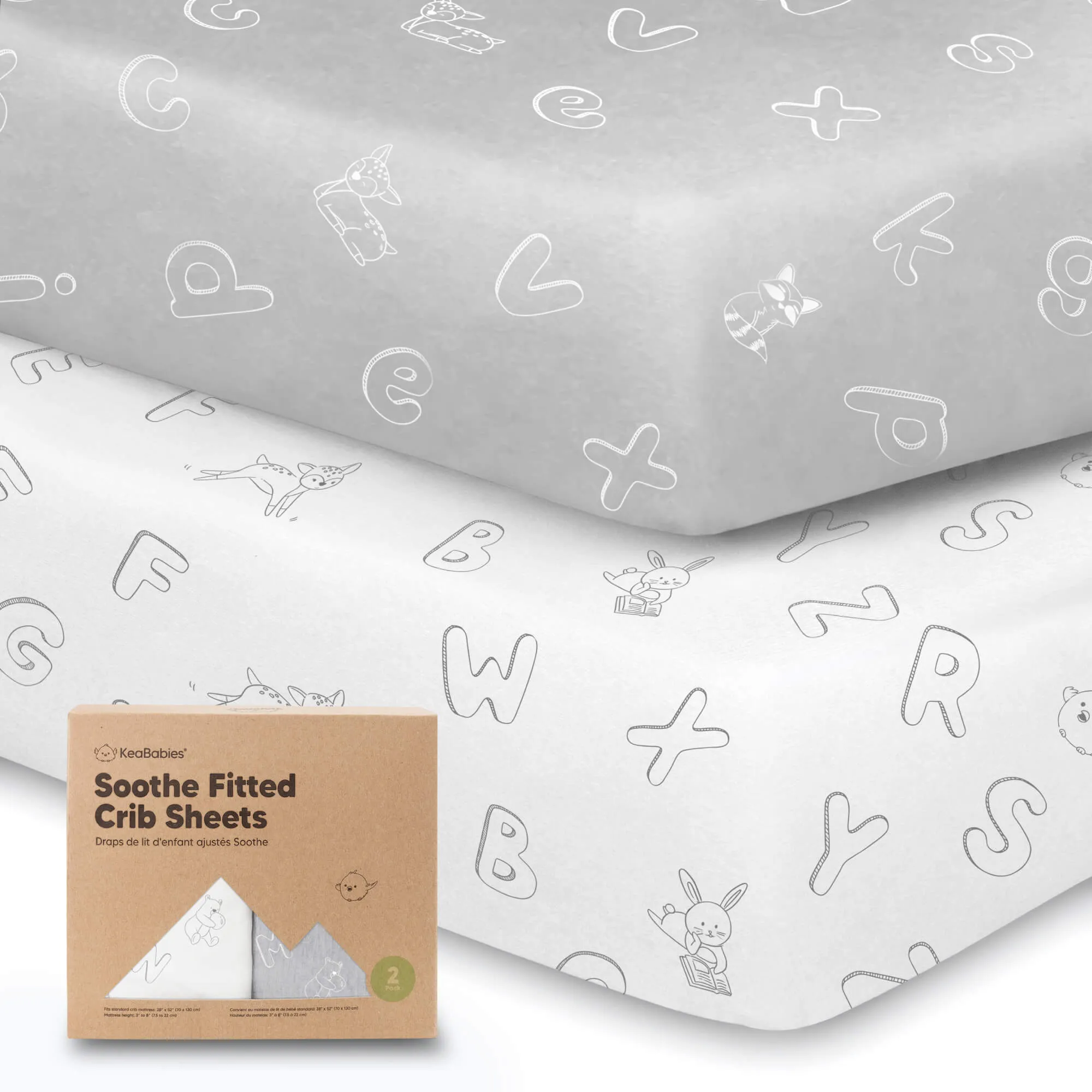 Soothe Fitted Crib Sheet