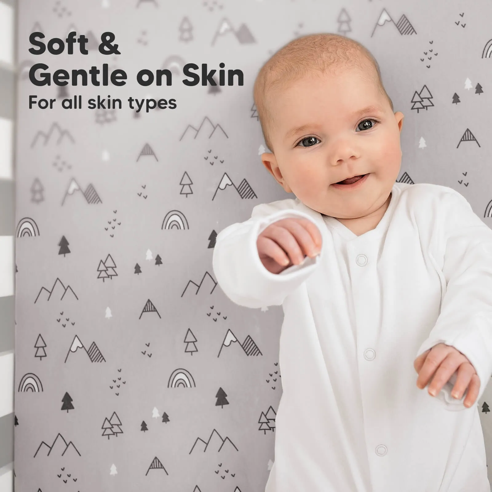 Soothe Fitted Crib Sheet