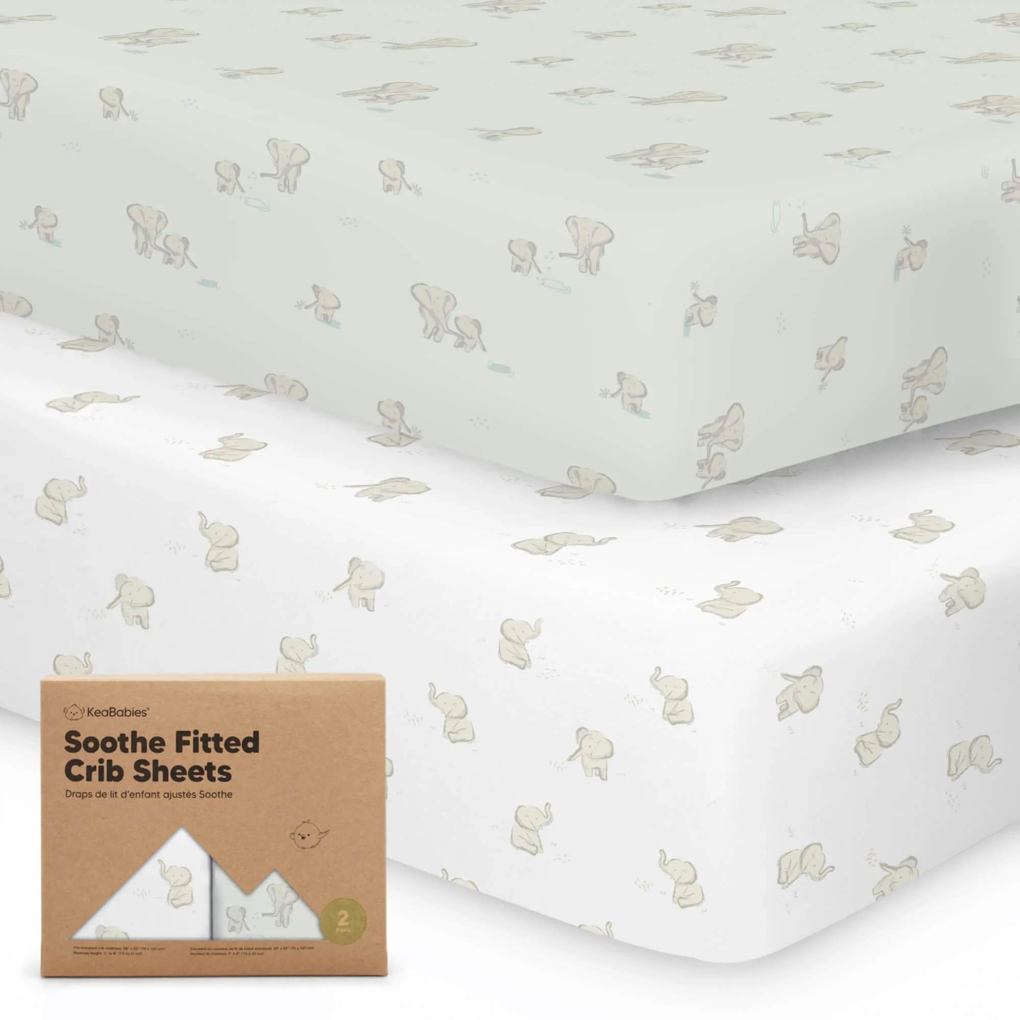 Soothe Fitted Crib Sheet