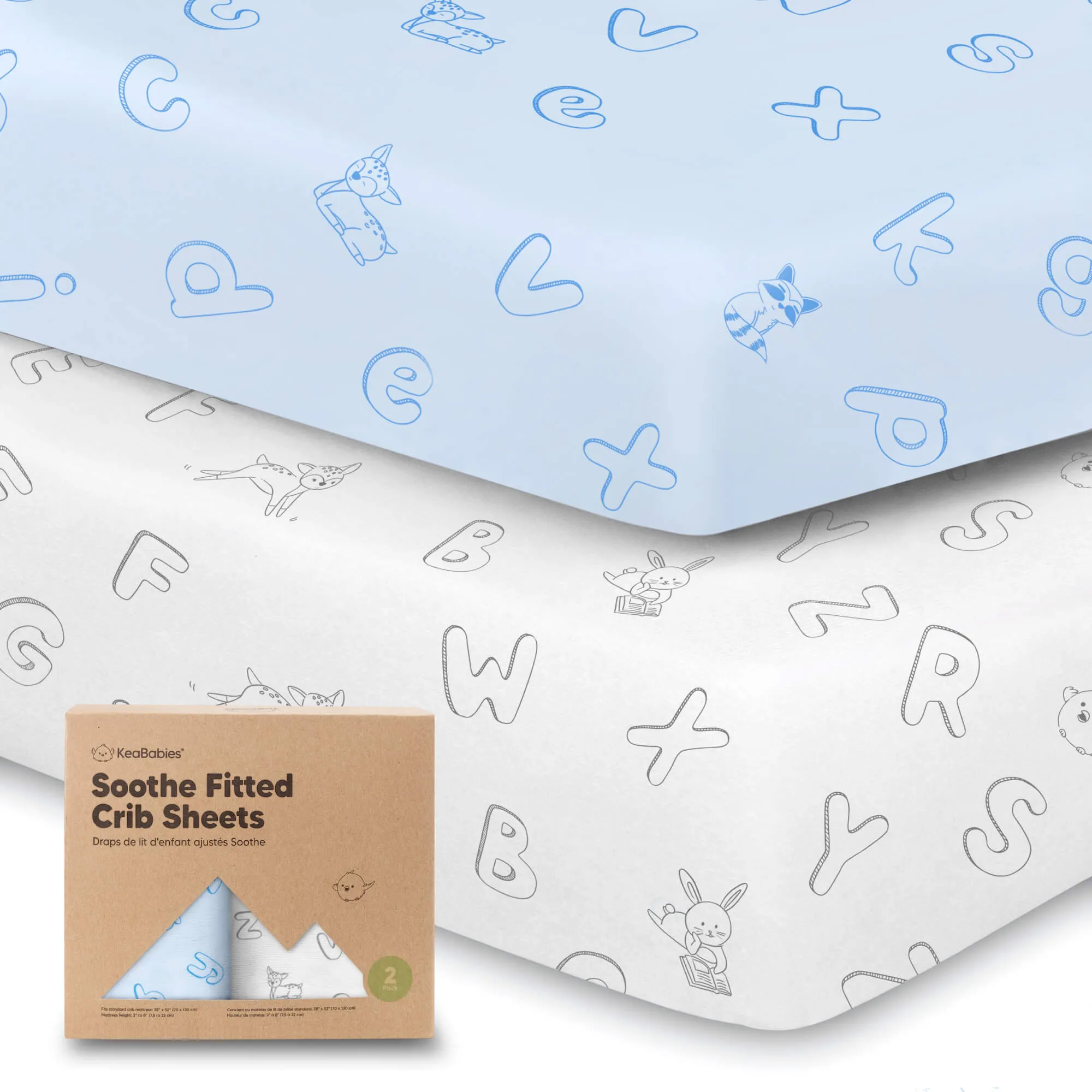 Soothe Fitted Crib Sheet