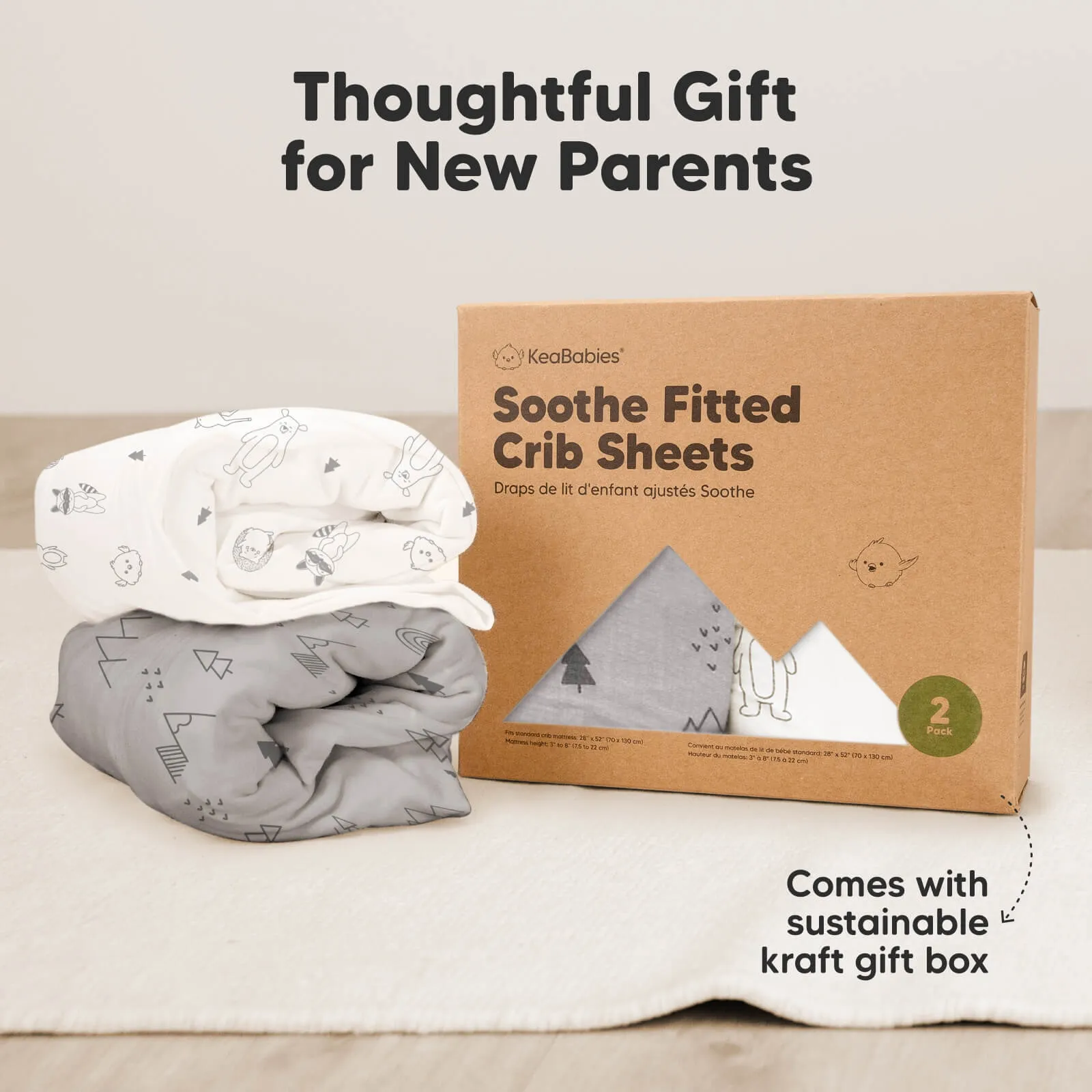 Soothe Fitted Crib Sheet