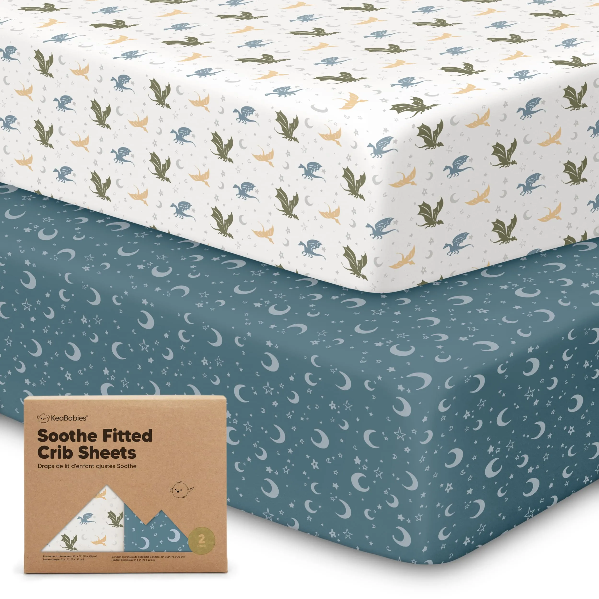 Soothe Fitted Crib Sheet