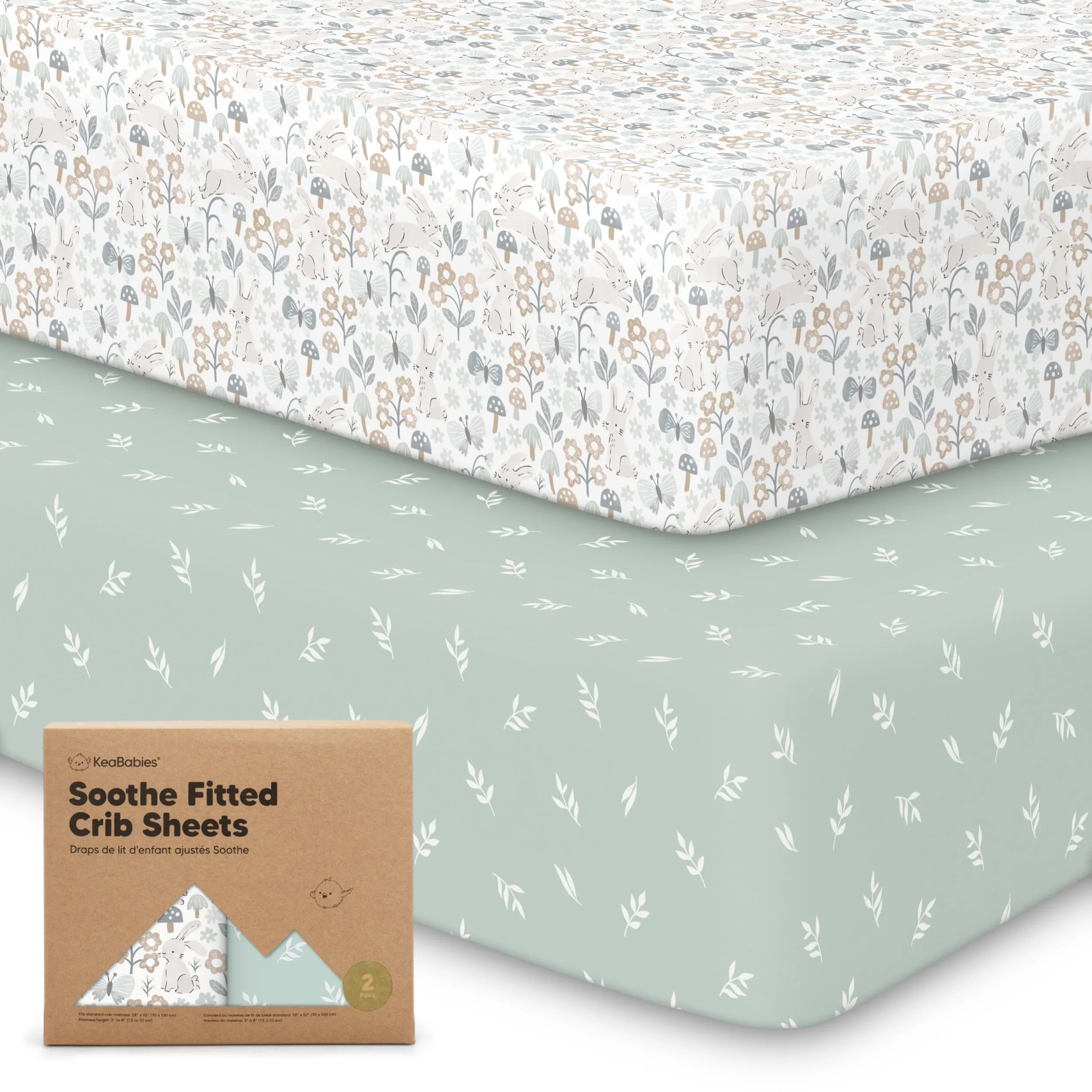 Soothe Fitted Crib Sheet