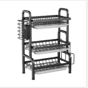 Standing Stainless Steel Plate Rack