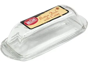 Tablecraft Glass Butter Dish