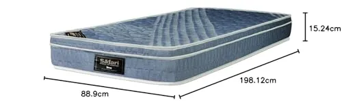 The Mattress Company | 5 Years Warranty | Bonded   Soft Foam Single Bed Mattress, Comfort 6 Inch Thickness (78X36X6)