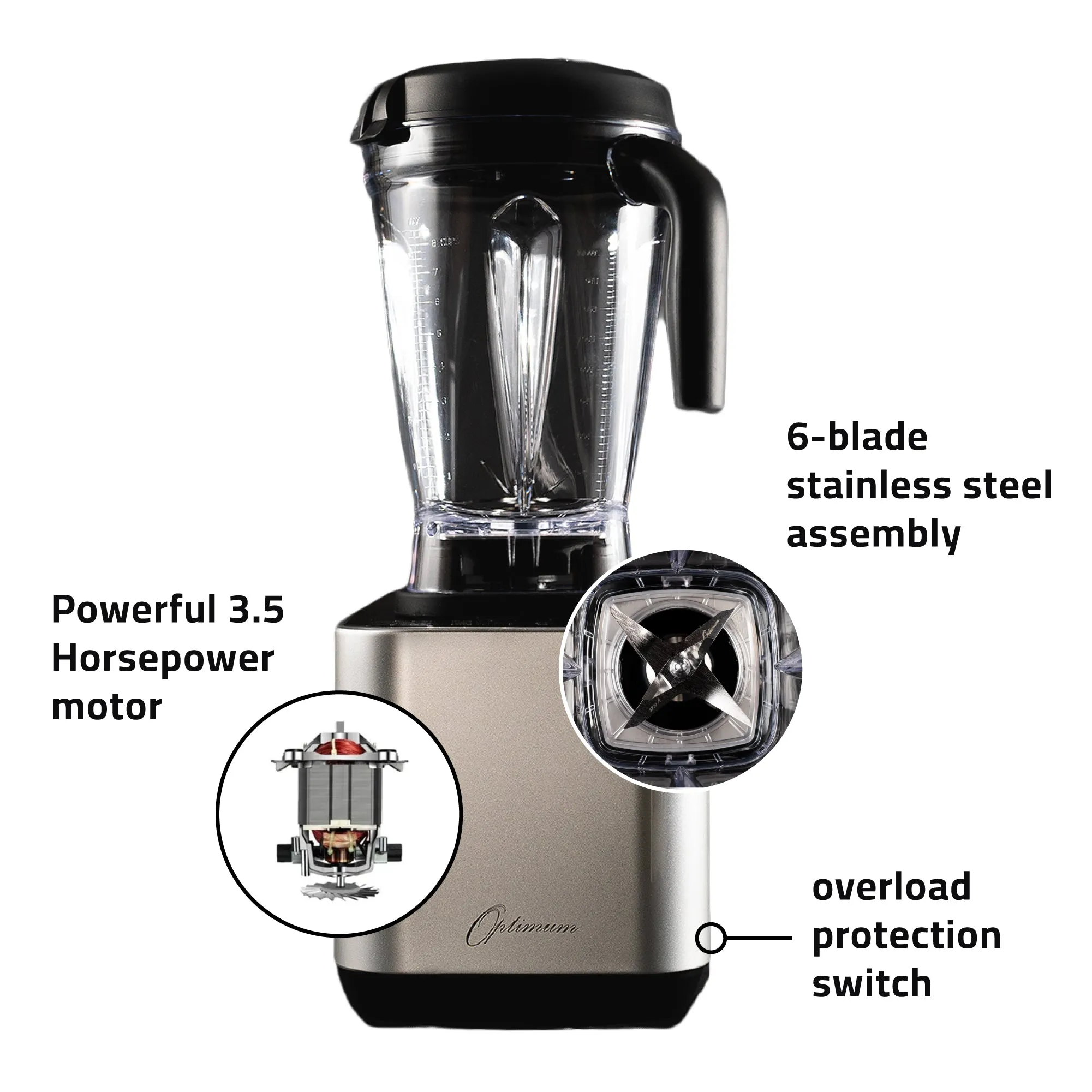 The OPTIMUM G2.6 Platinum Series, Our Most Powerful Blender To Date