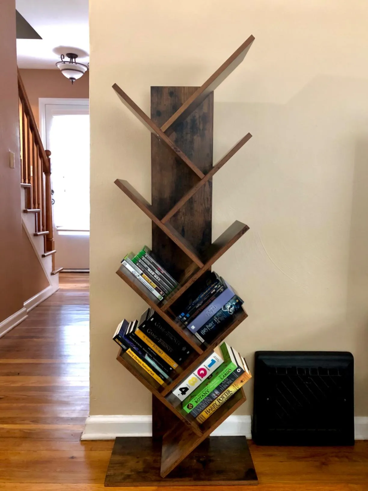 Tree Style Bookshelf | 8-Tier Floor Standing Bookcase