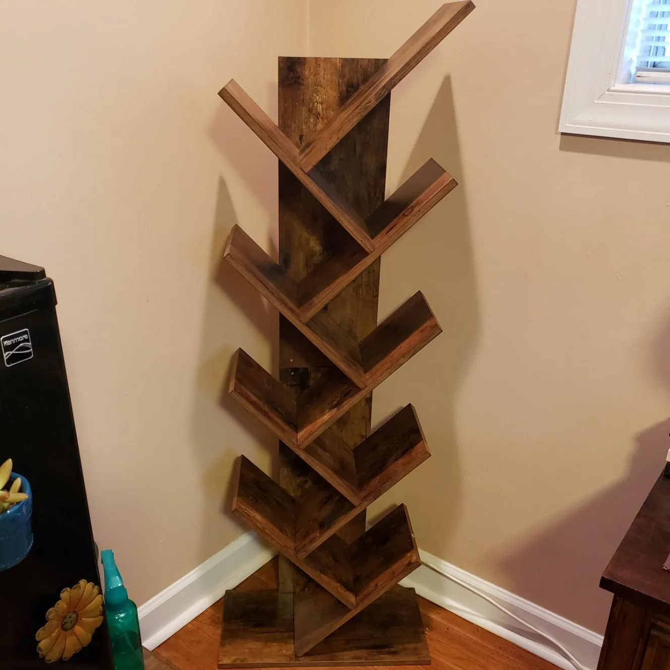 Tree Style Bookshelf | 8-Tier Floor Standing Bookcase