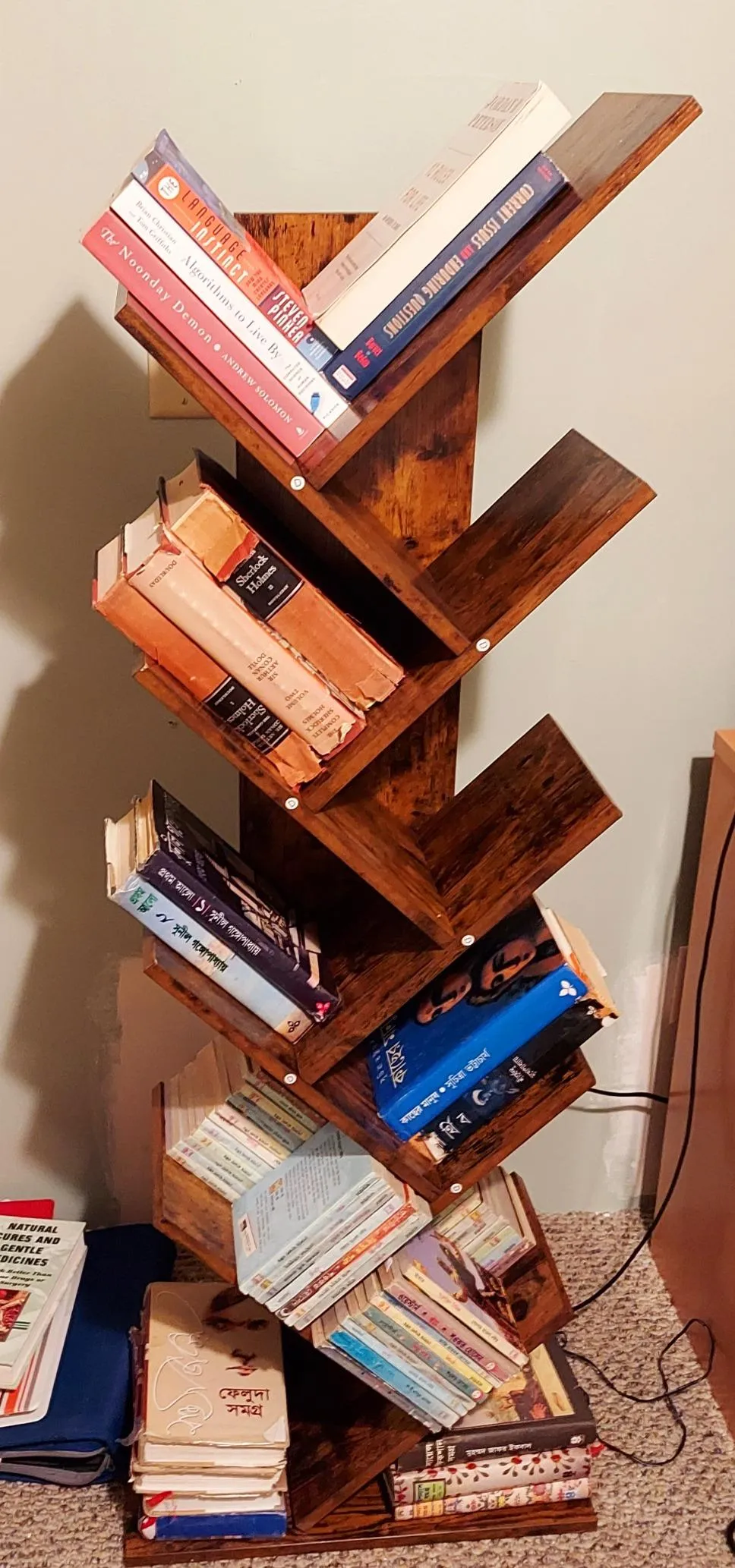 Tree Style Bookshelf | 8-Tier Floor Standing Bookcase