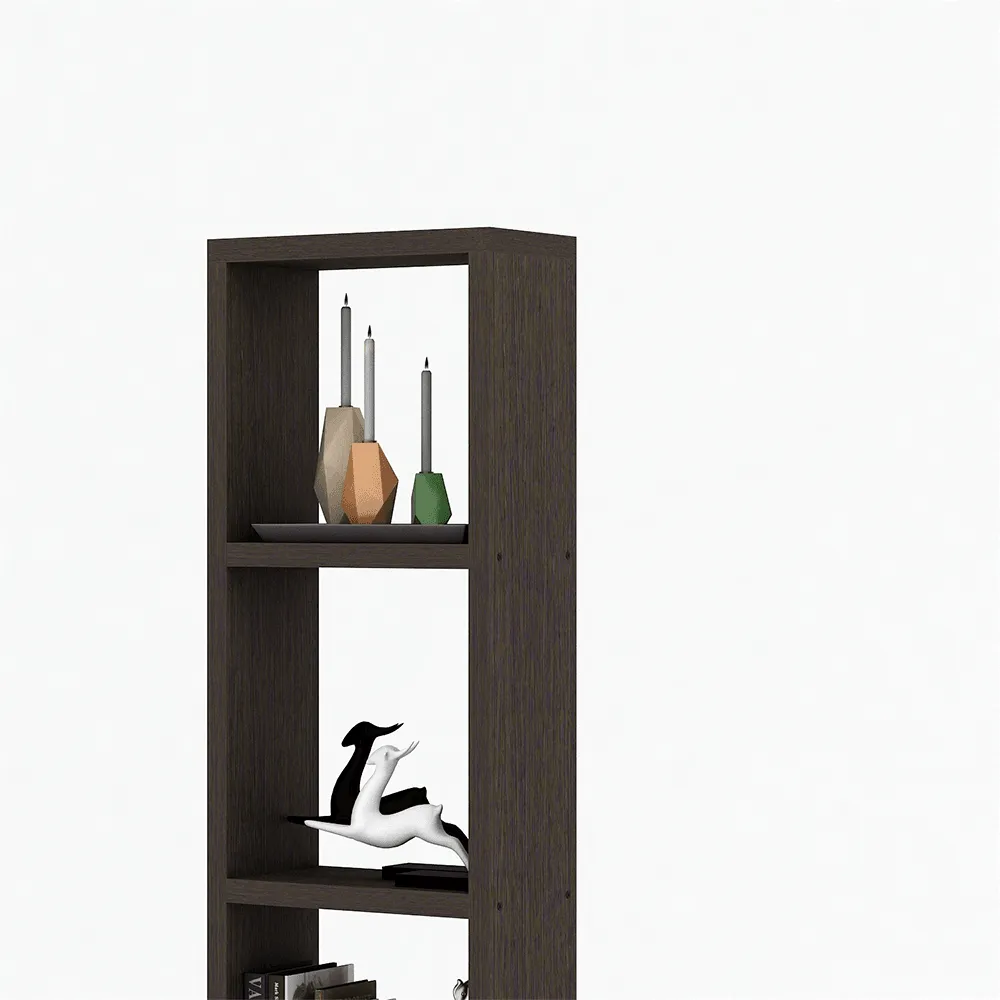 Triton Neo Storage Rack, Bookcase , Wall Mount Bookshelves, Classic Wenge